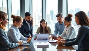 Enhance your digital marketing with insights from https://www.maeden.com/en, showcasing teamwork in a modern office.