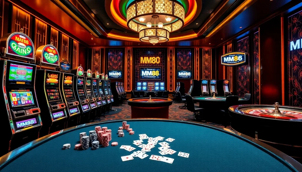 Experience the excitement of MM88 with engaging casino games and vibrant betting environments.