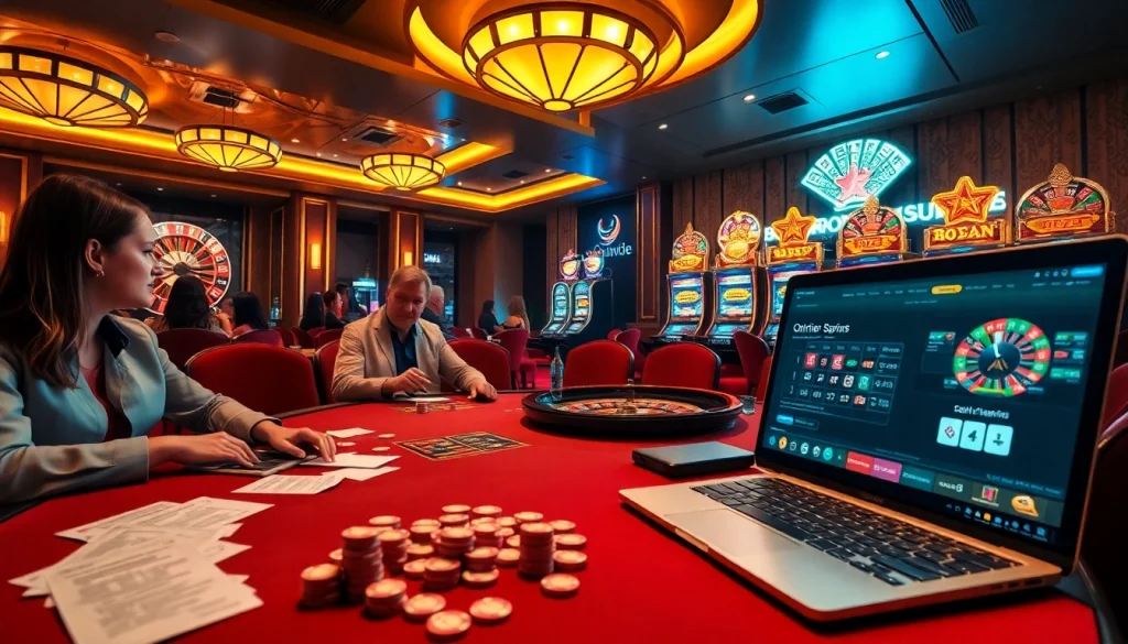 Expérience de jeu passionnante au meilleur casino en ligne avec des machines à sous et des tables de poker.