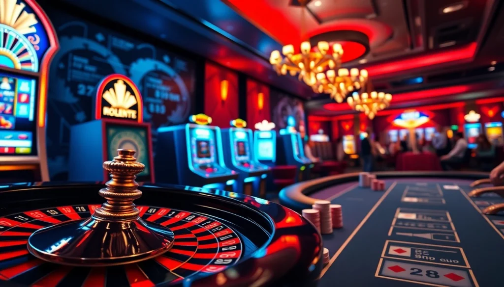 Découvrez l'excitation et le luxe du meilleur casino en ligne avec des visuels de casino captivants.